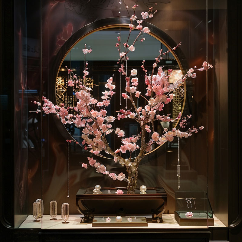 Como o design de armários de exibição de jóias pode satisfazer a psicologia estética dos clientes?